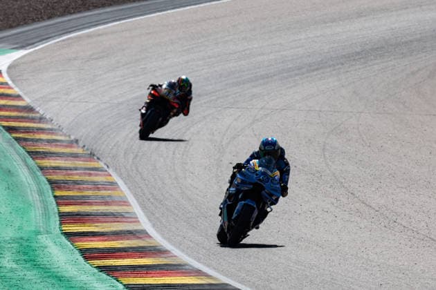 GER, Großer Preis von Deutschland, MotoGP. 11. Lauf, FIM Motorrad-Weltmeisterschaft. 10.07.2026, Sachsenring, Hohenstein-Ernstthal, GER, Großer Preis von Deutschland, MotoGP. 11. Lauf, FIM Motorrad-Weltmeisterschaft. 73, Alex Marquez, BK8 Gresini Racing MotoGP Â Foto: Alexander Trienitz Hohenstein-Ernstthal Sachsenring Sachsen Deutschland *** GER, German Grand Prix, MotoGP Round 11, FIM Motorcycle World Championship, July 10, 2026, Sachsenring, Hohenstein Ernstthal, GER, German Grand Prix, MotoGP Round 11, FIM Motorcycle World Championship 73, Alex Marquez, BK8 Gresini Racing MotoGP Photo by Alexander Trienitz, Hohenstein Ernstthal, Sachsenring, Saxony, Germany