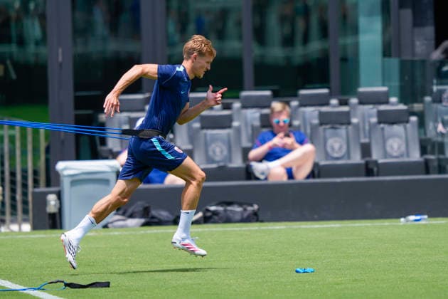 World Cup 2026 Fort Lauderdale, Florida , USA 20260710. Erling Braut Haaland training with the Norwegian men s national football team at Inter Miami CF Stadium. Photo: Fredrik Varfjell NTB Fort Lauderdale, Florida United States EDITORIAL USE ONLY. RESTRICTED USE FOR BETTING COMPANIES Ref:_SPO1ETgMTBUs_A.jpg *** 2026 World Cup, Fort Lauderdale, Florida, USA 20260710 Erling Braut Haaland training with the Norwegian men’s national soccer team at Inter Miami CF Stadium. Photo by Fredrik Varfjell, NTB. Fort Lauderdale, Florida, United States. EDITORIAL USE ONLY. RESTRICTED USE FOR BETTING COMPANIES.  Copyright: xFredrikxVarfjellx xNTBx