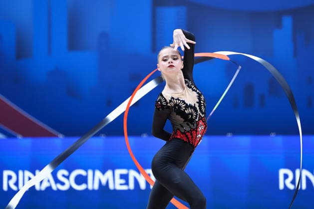 OTHER - Gymnastics - Rhythmic gymnastics, Rhythmische Sportgymnastik, RSG - 2026 FIG World Cup Photo by IPA ABACAPRESS.COM86571440 - ONOFRIICHUK Taisiia (UKR) during the Rhythmic Gymnastics World Cup Final at the Unipol Forum, Milan, Italy, on July 10, 2026, during the Rhythmic Gymnastics - FIG World Cup 2026, Gymnastics in Assago (MI), Italy, July 10, 2026 Assago (MI) Italy  Copyright: xIPAxSport ABACAx
