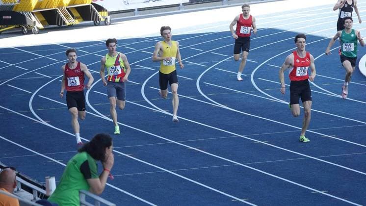Leichtatlethik DM U16 U20 ** NUR FÜR REDAKTIONELLE ZWECKE ** EDITORIAL USE ONLY **<p>Impression von den Deutschen Leichtathletikmeisterschaften der U16 U20 am Freitag, 10.07.2026 im Lohrheidestadion in Bochum-Wattenscheid. Deutschland NRW Bochum Copyright: MichaelxKorte *** German U16 and U20 Track and Field Championships ** FOR EDITORIAL USE ONLY ** EDITORIAL USE ONLY ** p Impression from the German U16 and U20 Track and Field Championships on Friday, July 10, 2026, at the Lohrheidestadion in Bochum-Wattenscheid, Germany (North Rhine-Westphalia), Bochum. Copyright MichaelxKorte Copyright: MichaelxKorte doc86np0jyne2qfb30qima ,EDITORIAL USE ONLY