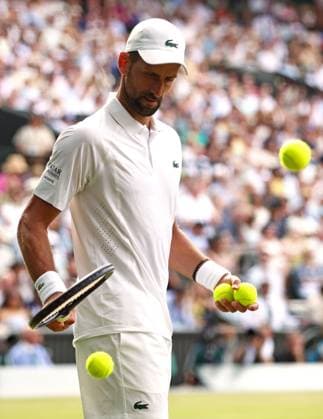 Novak Djokovic during his semi final match Wimbledon Tennis Championships, Day 12, The All England Lawn Tennis and Croquet Club, London, UK - 10 Jul 2026London The All England Lawn Tennis and United Kingdom  Copyright: xKieranxMcManus Shutterstockx 16981026dw