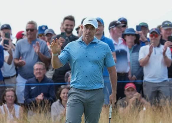 Rory McIlroy of Northern Ireland on the 7th hole. Genesis Scottish Open, Golf, The Renaissance Club, North Berwick, Scotland, UK - 10 Jul 2026North Berwick The Renaissance Club Scotland United Kingdom  Copyright: xShutterstockx 16984081bv