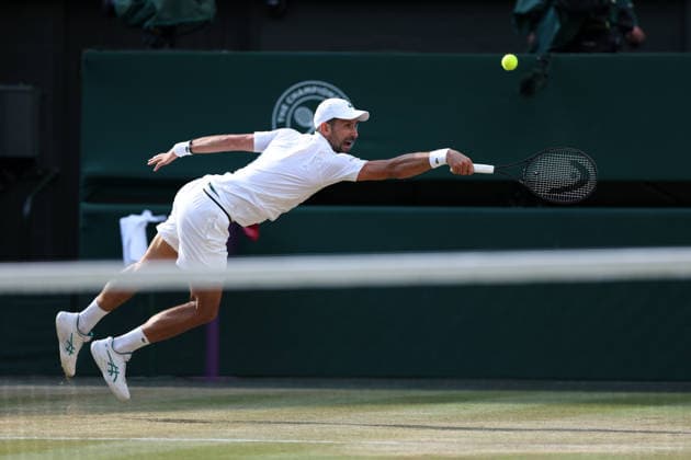 Novak Djokovic during his semi final match Wimbledon Tennis Championships, Day 12, The All England Lawn Tennis and Croquet Club, London, UK - 10 Jul 2026London The All England Lawn Tennis and United Kingdom  Copyright: xKieranxMcManus Shutterstockx 16981026ef