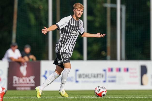 10 July 2026 – SOCCER – FRIENDLY GAME (MEN),Mattersburger Sportverein 2020 (ATU) vs Besiktas Istanbul (TUR) MUSTAFA AZEM YORTAC (besiktas) is in action Mattersburg Pappelstadion, Mattersburg, Austria Pappelstadion Austria