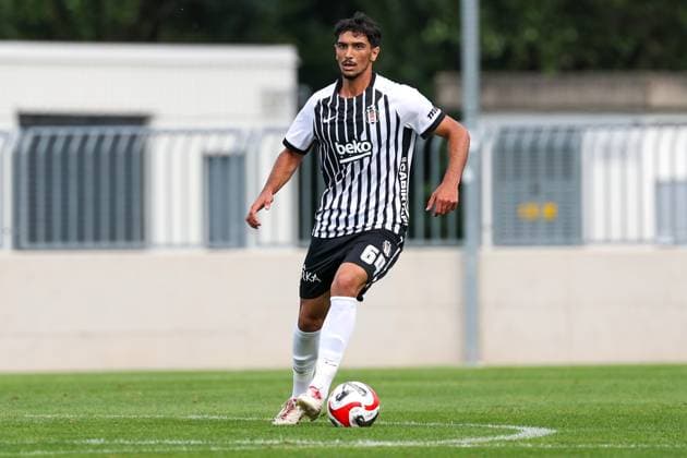 10 July 2026 – SOCCER – FRIENDLY GAME (MEN),Mattersburger Sportverein 2020 (ATU) vs Besiktas Istanbul (TUR) Cumali Gursel (Besiktas) is in action Mattersburg Pappelstadion, Mattersburg, Austria Pappelstadion Austria
