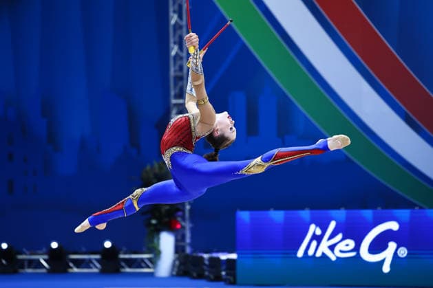 IPA86571987 - Vera TUGOLUKOVA (CYP) during the Rhythmic gymnastics, Rhythmische Sportgymnastik, RSG World Cup Final at the Unipol Forum, Milan, Italy, on July 10, 2026, during the Rhythmic Gymnastics - FIG World Cup 2026, Gymnastics in Assago (MI), Italy, July 10, 2026  Copyright: xValerioxOrigo IPAxSportx xx 86571987