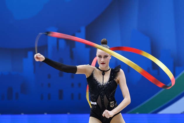 OTHER - Gymnastics - Rhythmic gymnastics, Rhythmische Sportgymnastik, RSG - 2026 FIG World Cup Photo by IPA ABACAPRESS.COM86571983 - Darja VARFOLOMEEV (GER) during the Rhythmic Gymnastics World Cup Final at the Unipol Forum, Milan, Italy, on July 10, 2026, during the Rhythmic Gymnastics - FIG World Cup 2026, Gymnastics in Assago (MI), Italy, July 10, 2026 Assago (MI) Italy  Copyright: xIPAxSport ABACAx