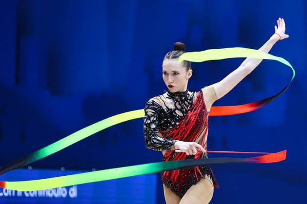 OTHER - Gymnastics - Rhythmic gymnastics, Rhythmische Sportgymnastik, RSG - 2026 FIG World Cup Photo by IPA ABACAPRESS.COM86571994 - IKROMOVA Takhmina (UZB) during the Rhythmic Gymnastics World Cup Final at the Unipol Forum, Milan, Italy, on July 10, 2026, during the Rhythmic Gymnastics - FIG World Cup 2026, held in Assago (MI), Italy, on July 10, 2026 Assago (MI) Italy  Copyright: xIPAxSport ABACAx