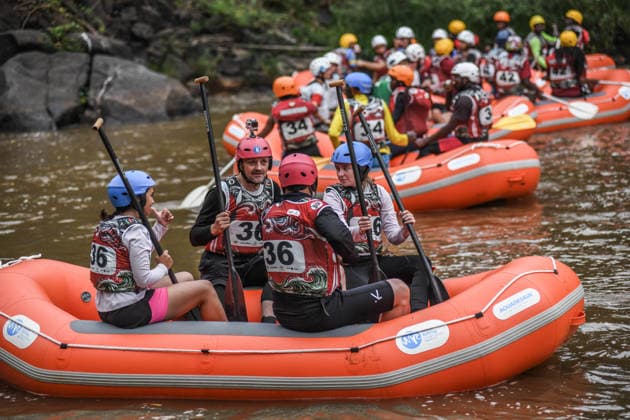 2026 World Rafting Cup in Kenya SAGANA, KENYA - JULY 10: Athletes compete on the Sagana stage of the Tana River, one of the international rafting courses, during the 2026 World Rafting Cup hosted in the town of Sagana within Kirinyaga County, north of Kenya s capital Nairobi, on July 10, 2026. The competition, running from July 5 to 12, features participation from numerous countries including Italy, Burundi, the Czech Republic, Japan, Morocco, Nigeria, and Uganda. Gerald Anderson Anadolu Sagana Kenya. Editorial use only. Please get in touch for any other usage.  Copyright: x2026xAnadoluxGeraldxAndersonx