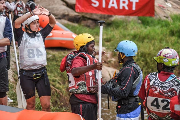 2026 World Rafting Cup in Kenya SAGANA, KENYA - JULY 10: Athletes compete on the Sagana stage of the Tana River, one of the international rafting courses, during the 2026 World Rafting Cup hosted in the town of Sagana within Kirinyaga County, north of Kenya s capital Nairobi, on July 10, 2026. The competition, running from July 5 to 12, features participation from numerous countries including Italy, Burundi, the Czech Republic, Japan, Morocco, Nigeria, and Uganda. Gerald Anderson Anadolu Sagana Kenya. Editorial use only. Please get in touch for any other usage.  Copyright: x2026xAnadoluxGeraldxAndersonx