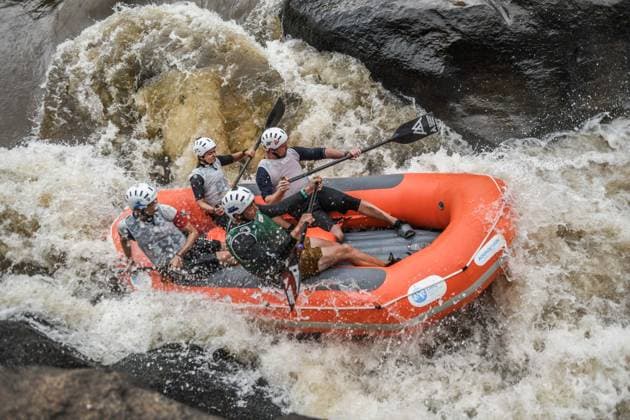 2026 World Rafting Cup in Kenya SAGANA, KENYA - JULY 10: Athletes compete on the Sagana stage of the Tana River, one of the international rafting courses, during the 2026 World Rafting Cup hosted in the town of Sagana within Kirinyaga County, north of Kenya s capital Nairobi, on July 10, 2026. The competition, running from July 5 to 12, features participation from numerous countries including Italy, Burundi, the Czech Republic, Japan, Morocco, Nigeria, and Uganda. Gerald Anderson Anadolu Sagana Kenya. Editorial use only. Please get in touch for any other usage.  Copyright: x2026xAnadoluxGeraldxAndersonx