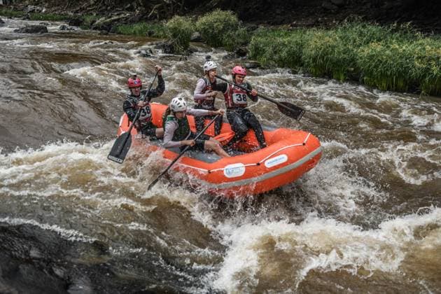 2026 World Rafting Cup in Kenya SAGANA, KENYA - JULY 10: Athletes compete on the Sagana stage of the Tana River, one of the international rafting courses, during the 2026 World Rafting Cup hosted in the town of Sagana within Kirinyaga County, north of Kenya s capital Nairobi, on July 10, 2026. The competition, running from July 5 to 12, features participation from numerous countries including Italy, Burundi, the Czech Republic, Japan, Morocco, Nigeria, and Uganda. Gerald Anderson Anadolu Sagana Kenya. Editorial use only. Please get in touch for any other usage.  Copyright: x2026xAnadoluxGeraldxAndersonx