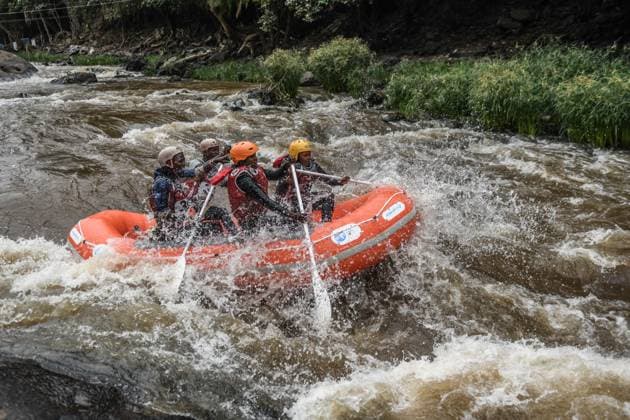 2026 World Rafting Cup in Kenya SAGANA, KENYA - JULY 10: Athletes compete on the Sagana stage of the Tana River, one of the international rafting courses, during the 2026 World Rafting Cup hosted in the town of Sagana within Kirinyaga County, north of Kenya s capital Nairobi, on July 10, 2026. The competition, running from July 5 to 12, features participation from numerous countries including Italy, Burundi, the Czech Republic, Japan, Morocco, Nigeria, and Uganda. Gerald Anderson Anadolu Sagana Kenya. Editorial use only. Please get in touch for any other usage.  Copyright: x2026xAnadoluxGeraldxAndersonx