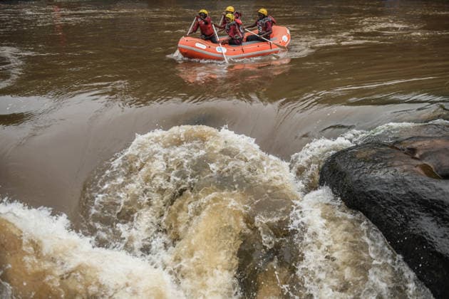 2026 World Rafting Cup in Kenya SAGANA, KENYA - JULY 10: Athletes compete on the Sagana stage of the Tana River, one of the international rafting courses, during the 2026 World Rafting Cup hosted in the town of Sagana within Kirinyaga County, north of Kenya s capital Nairobi, on July 10, 2026. The competition, running from July 5 to 12, features participation from numerous countries including Italy, Burundi, the Czech Republic, Japan, Morocco, Nigeria, and Uganda. Gerald Anderson Anadolu Sagana Kenya. Editorial use only. Please get in touch for any other usage.  Copyright: x2026xAnadoluxGeraldxAndersonx