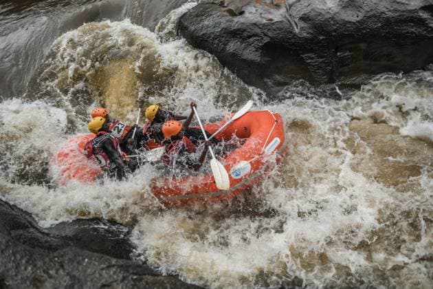 2026 World Rafting Cup in Kenya SAGANA, KENYA - JULY 10: Athletes compete on the Sagana stage of the Tana River, one of the international rafting courses, during the 2026 World Rafting Cup hosted in the town of Sagana within Kirinyaga County, north of Kenya s capital Nairobi, on July 10, 2026. The competition, running from July 5 to 12, features participation from numerous countries including Italy, Burundi, the Czech Republic, Japan, Morocco, Nigeria, and Uganda. Gerald Anderson Anadolu Sagana Kenya. Editorial use only. Please get in touch for any other usage.  Copyright: x2026xAnadoluxGeraldxAndersonx