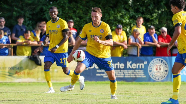 FC Schwülper vs Eintracht BS, Testspiel Rothemühle, 10.07.2026, Fußball, Herren, Saison 2026 27, Testspiel, FC Schwülper vs Eintracht Braunschweig, Maximilian Entrup (Eintracht Braunschweig) Niedersachsen Deutschland *** FC Schwülper vs. Eintracht BS, Friendly Match at Rothemühle, July 10, 2026, Soccer, Men s, 2026–27 Season, Friendly Match, FC Schwülper vs. Eintracht Braunschweig, Maximilian Entrup, Eintracht Braunschweig, Lower Saxony, Germany
