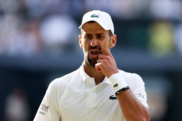 Novak Djokovic during his semi final match Wimbledon Tennis Championships, Day 12, The All England Lawn Tennis and Croquet Club, London, UK - 10 Jul 2026London The All England Lawn Tennis and United Kingdom  Copyright: xKieranxMcManus Shutterstockx 16981026fr