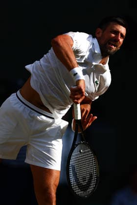 Novak Djokovic during his semi final match Wimbledon Tennis Championships, Day 12, The All England Lawn Tennis and Croquet Club, London, UK - 10 Jul 2026London The All England Lawn Tennis and United Kingdom  Copyright: xJamesxMarsh Shutterstockx 16981029ex