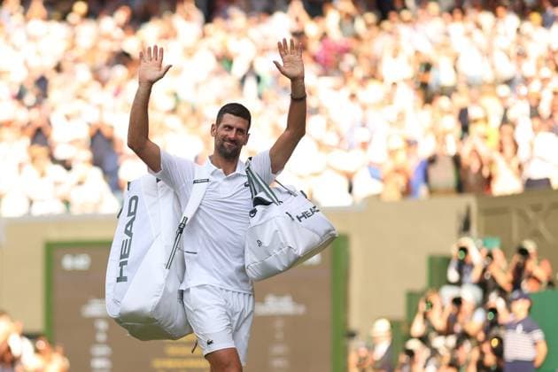 Novak Djokovic after losing his Semi-Final match Wimbledon Tennis Championships, Day 12, The All England Lawn Tennis and Croquet Club, London, UK - 10 Jul 2026London The All England Lawn Tennis and United Kingdom  Copyright: xEllaxLing Shutterstockx 16981028fy