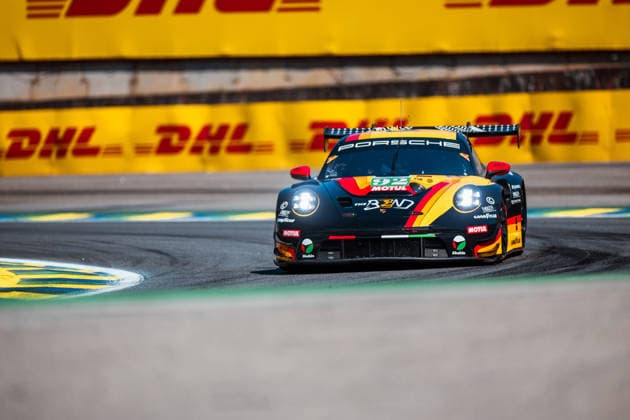 FIA WEC - 6 HOURS OF SAO PAULO 2026 92 LIETZ Richard (aut), PERA Riccardo (ita), SHAHIN Yasser (aus), The Bend Manthey, Porsche 911 GT3 R (992.2) 92, LM GT3, action during the 6 Hours of Sao Paulo 2026, 4th round of the 2026 FIA World Endurance Championship, from July 10 to 12, 2026 on the Interlagos Circuit in Sao Paulo, Brazil -  Copyright: xAndreaxLorenzinax