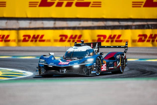 FIA WEC - 6 HOURS OF SAO PAULO 2026 36 GOUNON Jules (fra), MAKOWIECKI FrÃ dÃ ric (fra), MARTINS Victor (fra), Alpine Endurance Team, Alpine A424 36, Hypercar, action during the 6 Hours of Sao Paulo 2026, 4th round of the 2026 FIA World Endurance Championship, from July 10 to 12, 2026 on the Interlagos Circuit in Sao Paulo, Brazil -  Copyright: xAndreaxLorenzinax