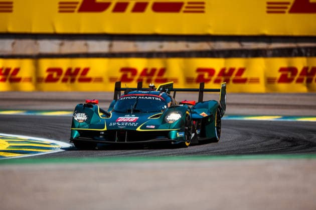 FIA WEC - 6 HOURS OF SAO PAULO 2026 009 RIBERAS Alex (spa), SORENSEN Marco (dnk), Aston Martin THOR Team, Aston Martin Valkyrie 009, Hypercar, action during the 6 Hours of Sao Paulo 2026, 4th round of the 2026 FIA World Endurance Championship, from July 10 to 12, 2026 on the Interlagos Circuit in Sao Paulo, Brazil -  Copyright: xAndreaxLorenzinax