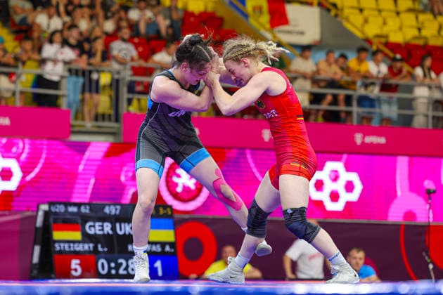 2025 U23 Wrestling World Championships 62kg WW - Leonie Steigert (GER) df. Viktoria Foeldesiova (SVK) *** 2025 U23 Wrestling World Championships, 62kg WW: Leonie Steigert (GER) def. Viktoria Foeldesiova (SVK)