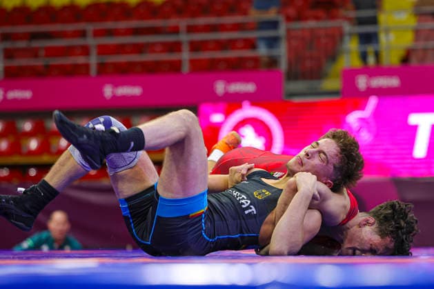 2025 U23 Wrestling World Championships 57kg FS - Karoly Barath (HUN) df. John Keterling (GER) *** 2025 U23 Wrestling World Championships, 57kg Freestyle: Karoly Barath (HUN) def. John Keterling (GER)