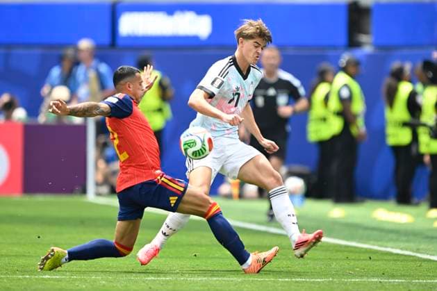 Spain vs Belgium - FIFA World Cup, WM, Weltmeisterschaft, Fussball 2026 LOS ANGELES, UNITED STATES OF AMERICA - JULY 10 : De Ketelaere Charles midfielder of Belgium pictured during the FIFA World Cup 2026 round of 8 match between Spain and Belgium at the SoFi stadium on July 10, 2026 in Los Angeles, United States of America, 10 07 2026 Los Angeles United States of America  Copyright: xNicoxVereeckenx
