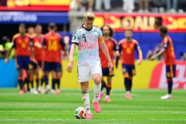 Spain vs Belgium - FIFA World Cup, WM, Weltmeisterschaft, Fussball 2026 LOS ANGELES, UNITED STATES OF AMERICA - JULY 10 : De Bruyne Kevin forward of Belgium pictured during the FIFA World Cup 2026 round of 8 match between Spain and Belgium at the SoFi stadium on July 10, 2026 in Los Angeles, United States of America, 10 07 2026 Los Angeles United States of America  Copyright: xJanxDexMeuleneirx