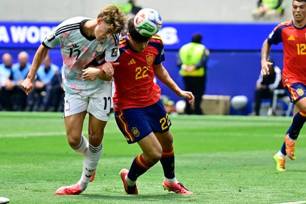 Spain vs Belgium - FIFA World Cup, WM, Weltmeisterschaft, Fussball 2026 LOS ANGELES, UNITED STATES OF AMERICA - JULY 10 : De Ketelaere Charles midfielder of Belgium scores a goal pictured during the FIFA World Cup 2026 round of 8 match between Spain and Belgium at the SoFi stadium on July 10, 2026 in Los Angeles, United States of America, 10 07 2026 Los Angeles United States of America  Copyright: xJanxDexMeuleneirx