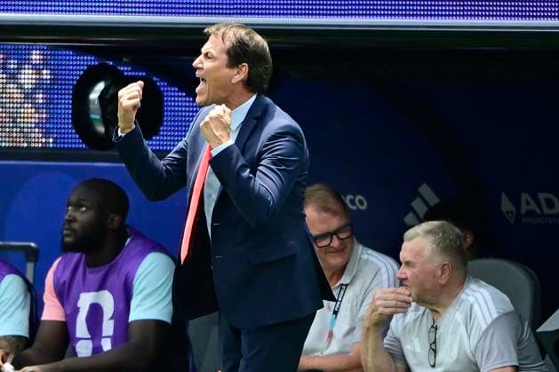 Spain vs Belgium - FIFA World Cup, WM, Weltmeisterschaft, Fussball 2026 LOS ANGELES, UNITED STATES OF AMERICA - JULY 10 : Garcia Rudi head coach of Belgium pictured during the FIFA World Cup 2026 round of 8 match between Spain and Belgium at the SoFi stadium on July 10, 2026 in Los Angeles, United States of America, 10 07 2026 Los Angeles United States of America  Copyright: xJanxDexMeuleneirx
