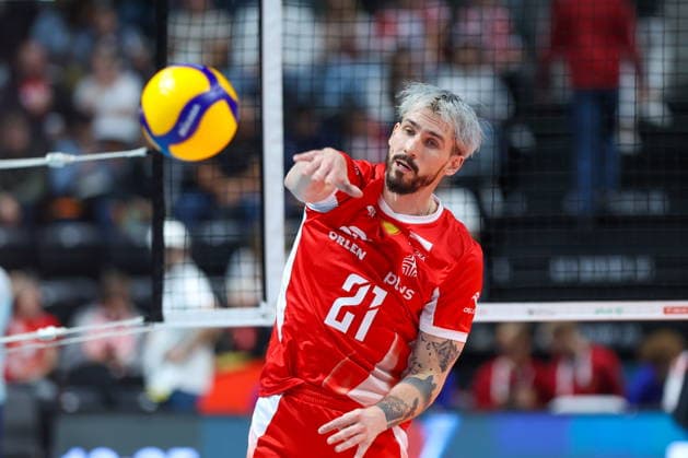 OLSZTYN 10.07.2026 TOWARZYSKI MECZ SIATKARZY: POLSKA - NIEMCY --- MENS VOLLEYBALL FRIENDLY MATCH IN OLSZTYN: POLAND - GERMANY TOMASZ FORNAL FOT. ANNA KLEPACZKO FOTOPYK NEWSPIX.PL --- newspix.pl POLAND OUT! 