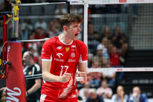 OLSZTYN 10.07.2026 TOWARZYSKI MECZ SIATKARZY: POLSKA - NIEMCY --- MENS VOLLEYBALL FRIENDLY MATCH IN OLSZTYN: POLAND - GERMANY JAKUB MAJCHRZAK FOT. ANNA KLEPACZKO FOTOPYK NEWSPIX.PL --- newspix.pl POLAND OUT! 