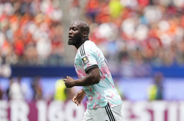 Romelu Lukaku (Belgium) during Spain and Belgium, Quarter final FIFA World Cup, WM, Weltmeisterschaft, Fussball 2026, Los Angeles Stadium, Los Angeles, USA on July 10, 2026. Thor Wegner DeFodi Images. (Photo by DeFodi Images) - *** Romelu Lukaku of Belgium during the quarterfinal match between Spain and Belgium at the 2026 FIFA World Cup, Los Angeles Stadium, Los Angeles, USA, on July 10, 2026. Photo by Thor Wegner, DeFodi Images