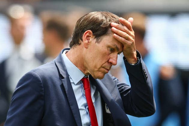 FIFA World Cup, WM, Weltmeisterschaft, Fussball 2026: Spain v Belgium LOS ANGELES, USA - 10th July 2026: Belgium Head Coach Rudi Garcia reacts after the FIFA World Cup 2026 quarter-final match between Spain and Belgium at Los Angeles Stadium Los Angeles Los Angeles Stadium United States of America Copyright: xCraigxMercerx xPeakxActionxPhotosx