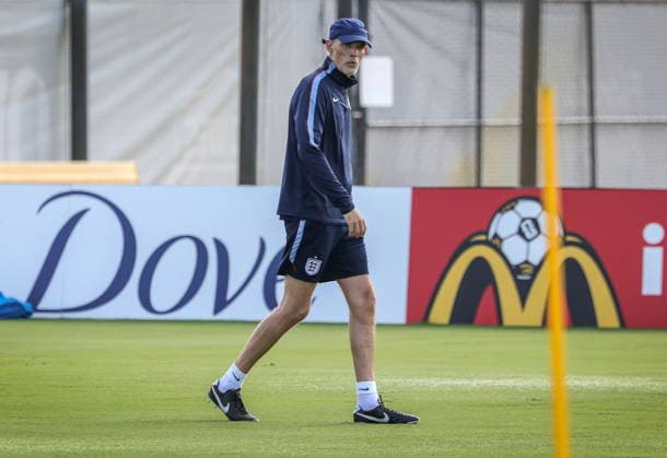 FIFA World Cup, WM, Weltmeisterschaft, Fussball 2026 MD-1 - England training session England s head coach Thomas Tuchel leads a training session, in Fort Lauderdale, Florida, USA, 10 July 2026. England will face Norway on 11 July in their 2026 FIFA World Cup quarterfinal match. FORT LAUDERDALE FLORIDA United States  Copyright: xCRISTOBALxHERRERA-ULASHKEVICHx