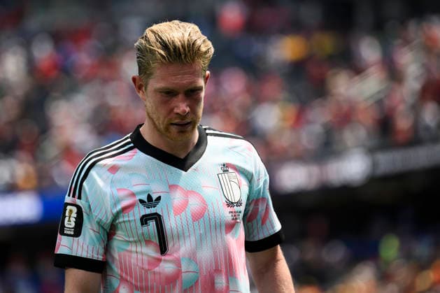 Spain v Belgium - FIFA World Cup, WM, Weltmeisterschaft, Fussball 2026 Kevin De Bruyne of Belgium looks dejected at the end of the FIFA World Cup 2026 quarter final football match between Spain and Belgium. Inglewood United States Copyright: xNicolòxCampox