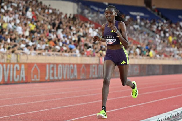 IPA86578857 - Women s 3000m: Agnes Jebet NGETICH (KEN), the winner at the Meeting Herculis EBS, an international athletics meet in Monaco, Principality of Monaco, on July 10, 2026  Copyright: xDaniloxVigo IPAxSportx xx 86578857