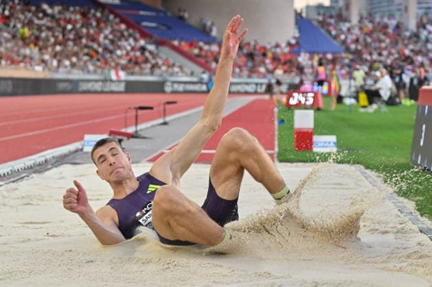 TRACK AND FIELD - International Track and Field Meet - Herculis EBS Meet Photo by IPA ABACAPRESS.COM86578847 - Men s Long Jump: Bozhidar Saraboyukov (BUL) at the Meeting Herculis EBS, an international athletics meet in Monaco, PrincPhoto by IPA ABACAPRESS.COMlity of Monaco, July 10, 2026 Monaco  Copyright: xIPAxSport ABACAx