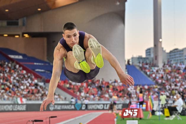 TRACK AND FIELD - International Track and Field Meet - Herculis EBS Meet Photo by IPA ABACAPRESS.COM86578848 - Men s Long Jump: Bozhidar Saraboyukov (BUL) at the Meeting Herculis EBS, an international athletics meet in Monaco, PrincPhoto by IPA ABACAPRESS.COMlity of Monaco, July 10, 2026 Monaco  Copyright: xIPAxSport ABACAx