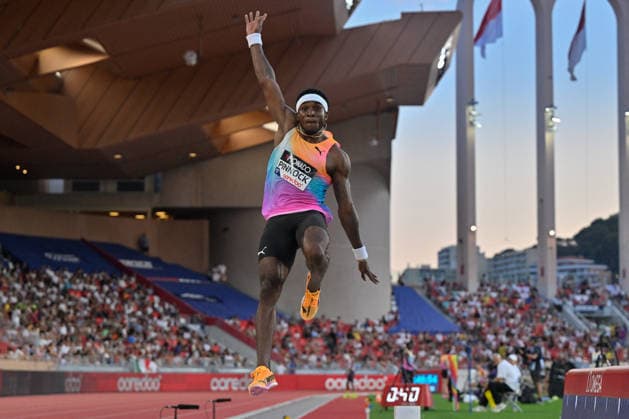 TRACK AND FIELD - International Track and Field Meet - Herculis EBS Meet Photo by IPA ABACAPRESS.COM86578849 - Men s Long Jump: Wayne Pinnock (JAM) at the Herculis EBS Meeting, an international athletics competition in Monaco, PrincPhoto by IPA ABACAPRESS.COMlity of Monaco, July 10, 2026 Monaco  Copyright: xIPAxSport ABACAx