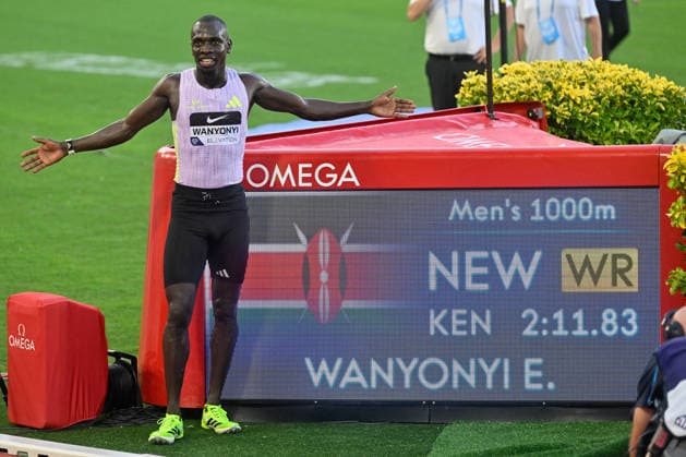 TRACK AND FIELD - International Track and Field Meet - Herculis EBS Meet Photo by IPA ABACAPRESS.COM86578851 - 1000m Men: Emmanuel WANYONYI (KEN), the winner at the Meeting Herculis EBS, an international athletics meet in Monaco, PrincPhoto by IPA ABACAPRESS.COMlity of Monaco, on July 10, 2026 Monaco  Copyright: xIPAxSport ABACAx