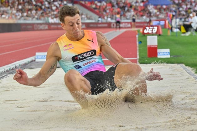 TRACK AND FIELD - International Track and Field Meet - Herculis EBS Meet Photo by IPA ABACAPRESS.COM86578837 - Men s Long Jump: Simon EHAMMER (SUI) at the Meeting Herculis EBS, an international athletics meet in Monaco, PrincPhoto by IPA ABACAPRESS.COMlity of Monaco, July 10, 2026 Monaco  Copyright: xIPAxSport ABACAx