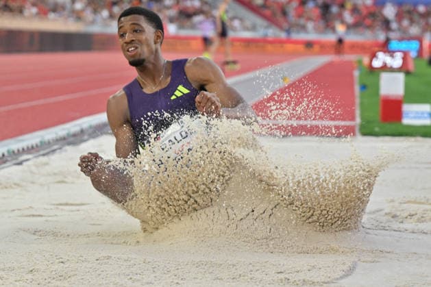 TRACK AND FIELD - International Track and Field Meet - Herculis EBS Meet Photo by IPA ABACAPRESS.COM86578839 - Men s Long Jump: Gerson BALDE (POR) at the Meeting Herculis EBS, an international athletics meet in Monaco, PrincPhoto by IPA ABACAPRESS.COMlity of Monaco, July 10, 2026 Monaco  Copyright: xIPAxSport ABACAx