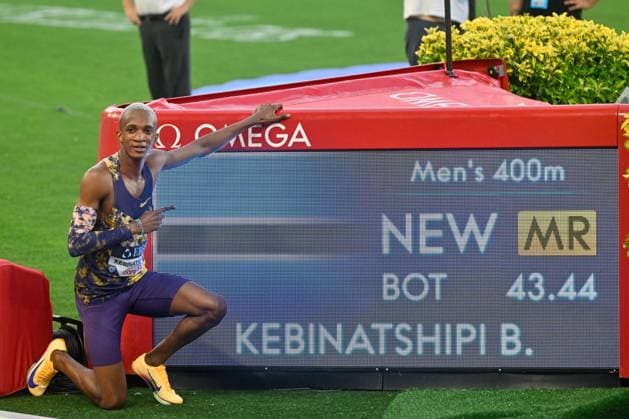 TRACK AND FIELD - International Track and Field Meet - Herculis EBS Meet Photo by IPA ABACAPRESS.COM86578854 - 400m Men: KEBINATSHIPI Busang Collen (BOT) won and set a new meet record at the Meeting Herculis EBS, an international athletics meet in Monaco, PrincPhoto by IPA ABACAPRESS.COMlity of Monaco, on July 10, 2026 Monaco  Copyright: xIPAxSport ABACAx