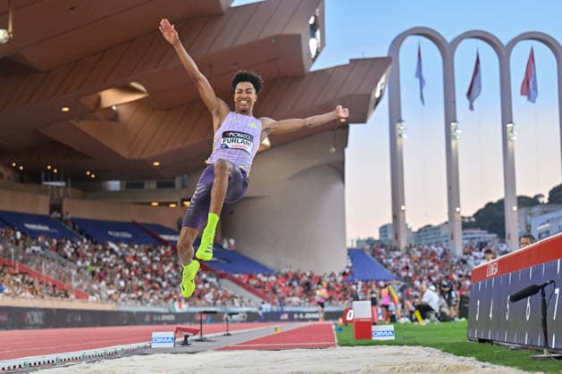 TRACK AND FIELD - International Track and Field Meet - Herculis EBS Meet Photo by IPA ABACAPRESS.COM86578869 - Men s Long Jump: Mattia FURLANI (ITA) at the Meeting Herculis EBS, an international athletics meet in Monaco, PrincPhoto by IPA ABACAPRESS.COMlity of Monaco, July 10, 2026 Monaco  Copyright: xIPAxSport ABACAx