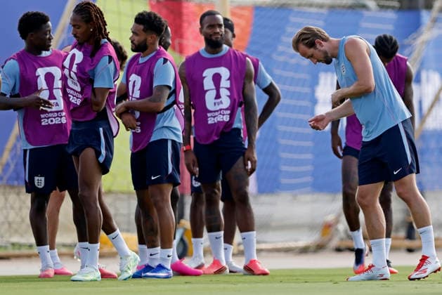 July 10, 2026, Fort Lauderdale, Florida, United States: Harry Kane of England during the training session one day ahead of the FIFA World Cup, WM, Weltmeisterschaft, Fussball 2026 quarterfinals match between Norway and England, at Inter Miami CF Stadium in Fort Lauderdale, Florida, United States on July 10, 2026. Photo: DiaEsportivo FIFA World Cup 2026, England Training Session, Fort Lauderdale, United States  - ZUMAh208 20260710_zsp_h208_022 Copyright: xHeulerxAndreyx