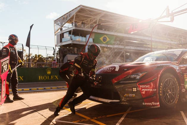 FIA WEC - 6 HOURS OF SAO PAULO 2026 78 DAVID Hadrien (fra), VAN ROMPUY Tom (bel), MASSON Esteban (fra), Akkodis ASP Team, Lexus RC F GT3 78, LM GT3, action during the 6 Hours of Sao Paulo 2026, 4th round of the 2026 FIA World Endurance Championship, from July 10 to 12, 2026 on the Interlagos Circuit in Sao Paulo, Brazil -  Copyright: xAndreaxLorenzinax