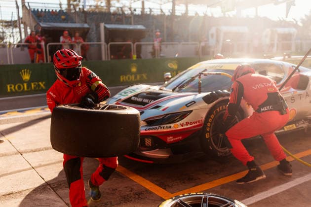 FIA WEC - 6 HOURS OF SAO PAULO 2026 54 CASTELLACCI Francesco (ita), FLOHR Thomas (sui), RIGON Davide (ita), Vista AF Corse, Ferrari 296 GT3 Evo 54, LM GT3, action during the 6 Hours of Sao Paulo 2026, 4th round of the 2026 FIA World Endurance Championship, from July 10 to 12, 2026 on the Interlagos Circuit in Sao Paulo, Brazil -  Copyright: xAndreaxLorenzinax